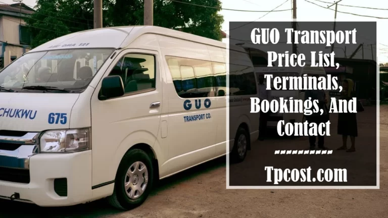 GUO Transport Price List, Terminals, Bookings, And Contact